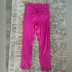 Lululemon Align Leggings 25” size 4 Sonic Pink